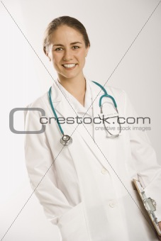 Female doctor portrait.