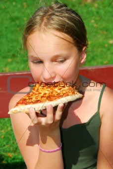Girl pizza