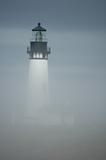 Yaquina Bay Lighthouse in Fog