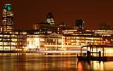 Night Thames River