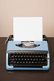 Old fashioned typewriter.