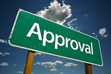 Approval Road Sign