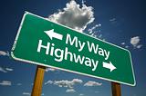 My Way, Highway Road Sign