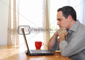 Man with laptop