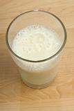 cold glass of fresh milk