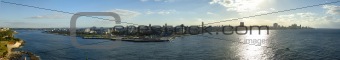 Habana bay and waterfront panorama