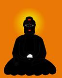 Silhouette of the Buddha