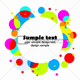 Round color background