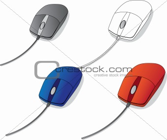 four color mouse
