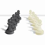 Chess pawn vector