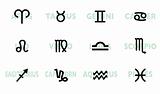 Horoscope names and symbol