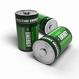 positive energy - batteries concept, meditation, relaxation