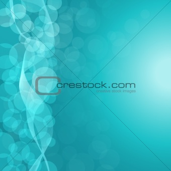 Abstract Turquoise background. Vector.