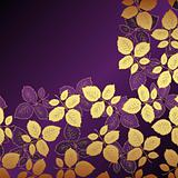 Vector lilac floral background.