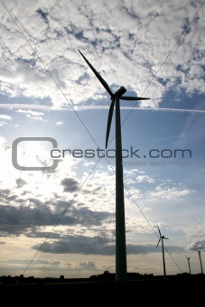Wind energy plants