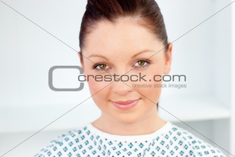 Close-up of a smiling patient