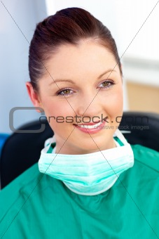 Portrait of a self-assured female surgeon wearing scrubs 