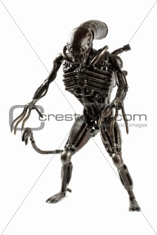 Steel figure of a monster