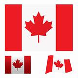 Canada flag set