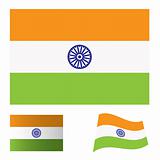 india flag set