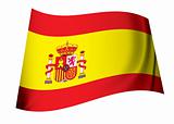 spanish coat of arms flag