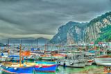 Boats of Capri Painted