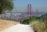 Ponte 25 de Abril - Suspension bridge over the Tagus river in Lisbon, Portugal