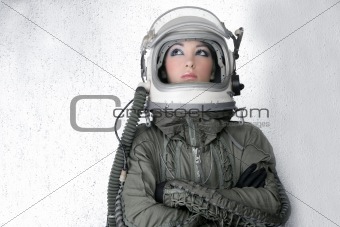 aircraft  astronaut spaceship helmet woman fashion