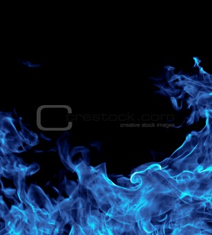 Perfect blue fire