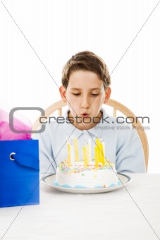 Blowing Out Birthday Candles