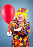 Clown Offers Balloon