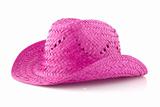 Pink Straw hat