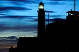 "El Morro" lighthouse in Havana, cuba