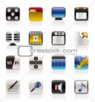 Phone  Performance, Internet and Office Icons