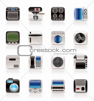 Home and Office, Equipment Icons