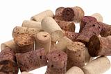Used corks from bottles guilt