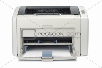 Printer With Paper Front