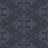 Luxury seamless grey floral wallpaper