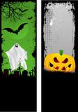 Grunge Halloween banners