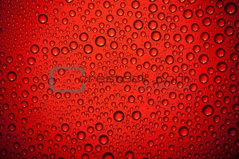 Red water bubbles texture