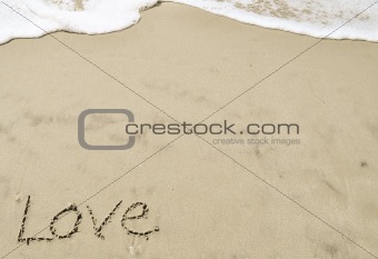 Love in the sand - Background