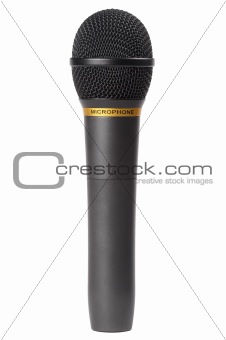 Black wireless microphone