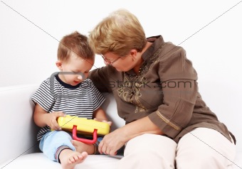 Playing with granny