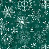 Christmas Seamless green-white Pattern