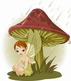 Fairy under Mushroom