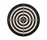  Dartboard isolated, clipping path.