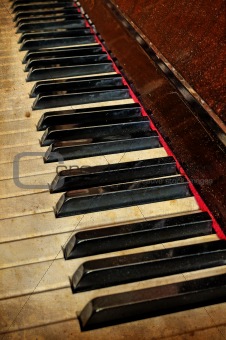 Grunge piano musical background 