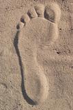 imprint of foot  