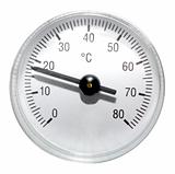 Single a round thermometer