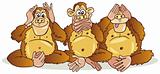 Three monkeys